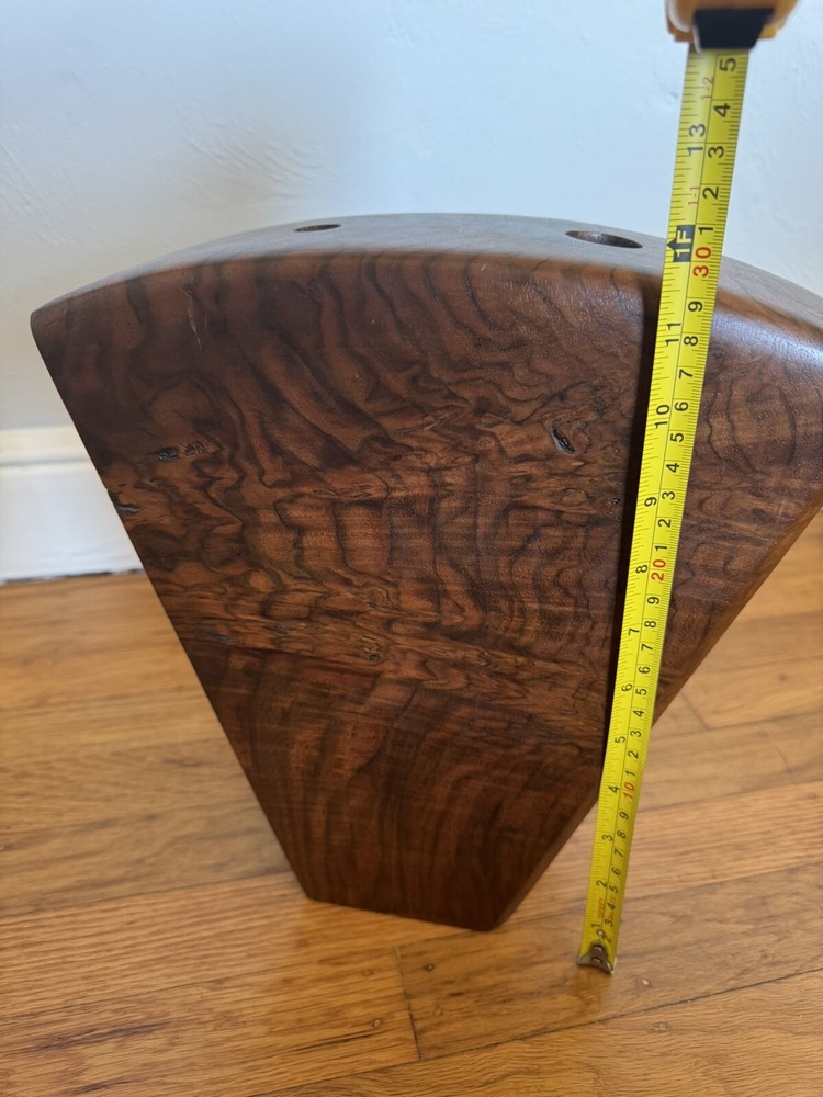 Large Wooden Candle Holder