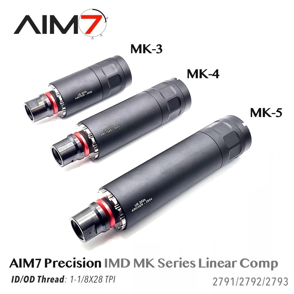 AIM7 IMD MK Series Linear Comp – Modular Muzzle Device (MK3/MK4/MK5 Options)