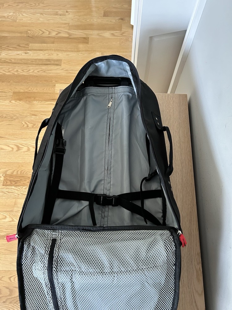 Rolling Worth Baseball Backpack Black