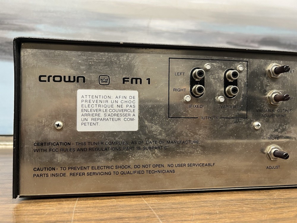 Crown FM1 Digital Tuner WORKING GREAT- TESTED