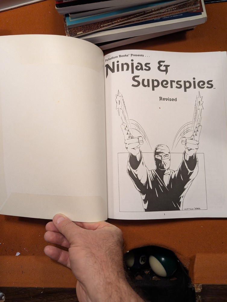 Ninjas and Super Spies Revised Palladium Books