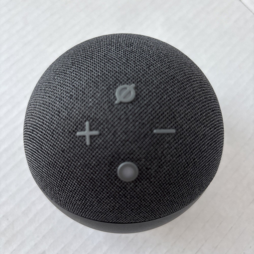 Amazon Echo Dot (4th Gen.) Smart Speaker - Charcoal *Untested No Power Cord