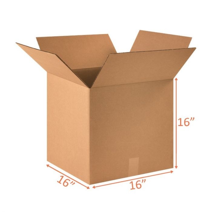 16x16x16 Shipping and Packing Box (2 Pack)