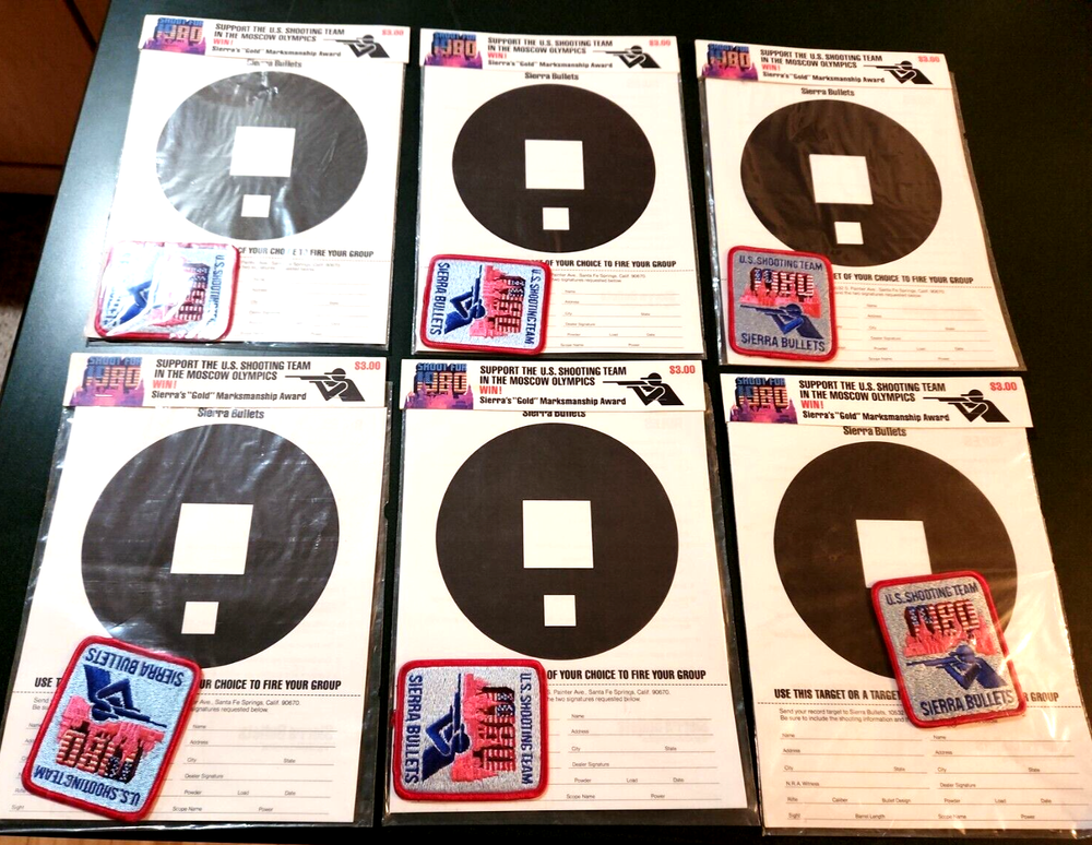 USA Shooting Team Patch Lot 1980 Olympics