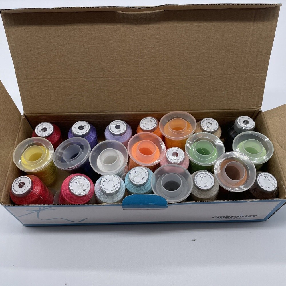 Embroidex Embroidery Thread 24 spools