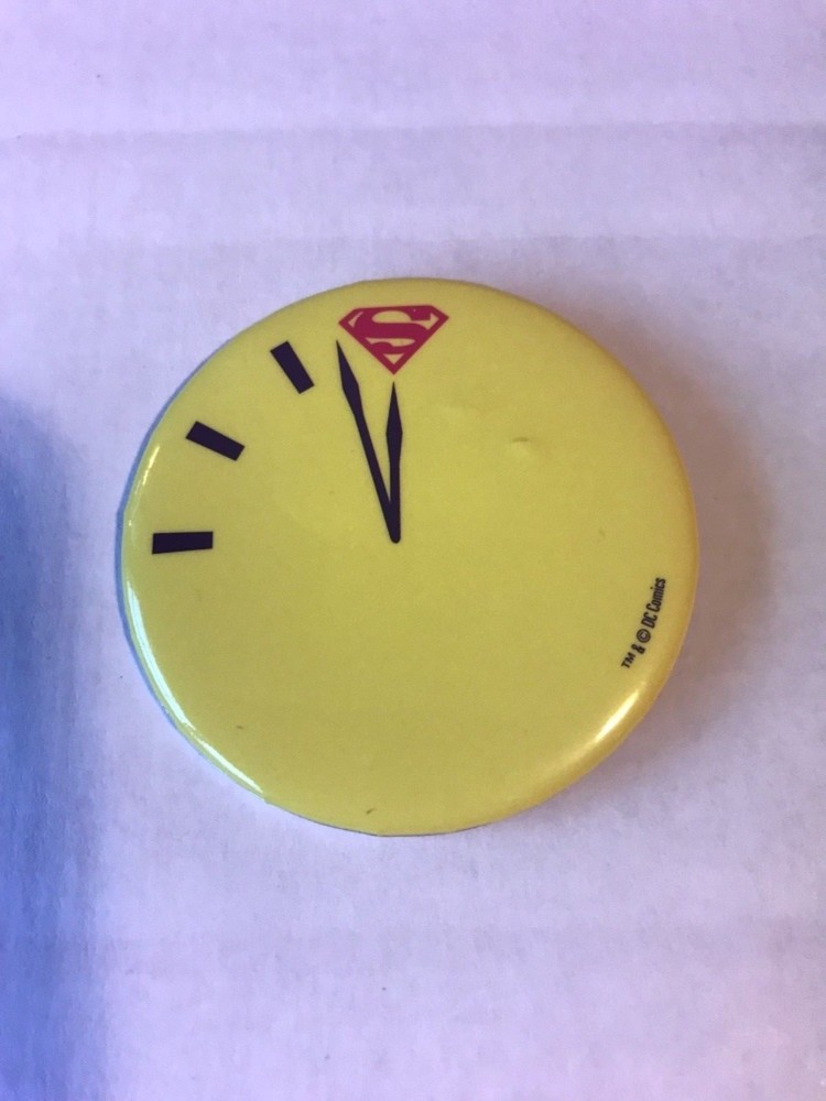 New York Comic Con 2017 - NYCC 2017 Superman Doomsday Clock Button - Watchmen