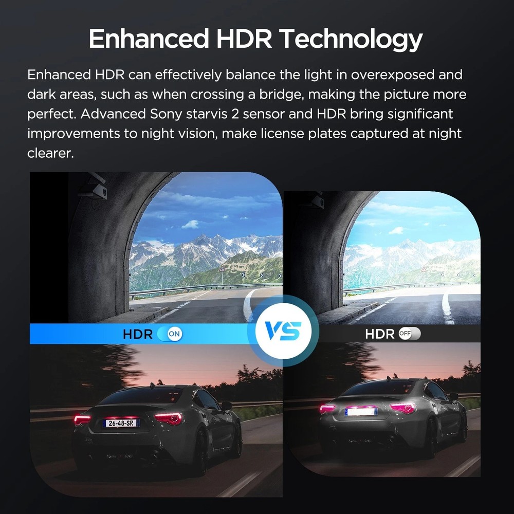 Viofo VS1 Car Dash Cam Loop Recording 2K Sony Starvis Image Sensor