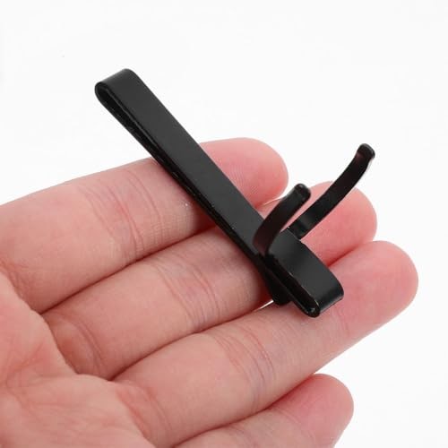 2pcs Flashlight Belt Clip Sturdy Metal Replacement Clip for Securely