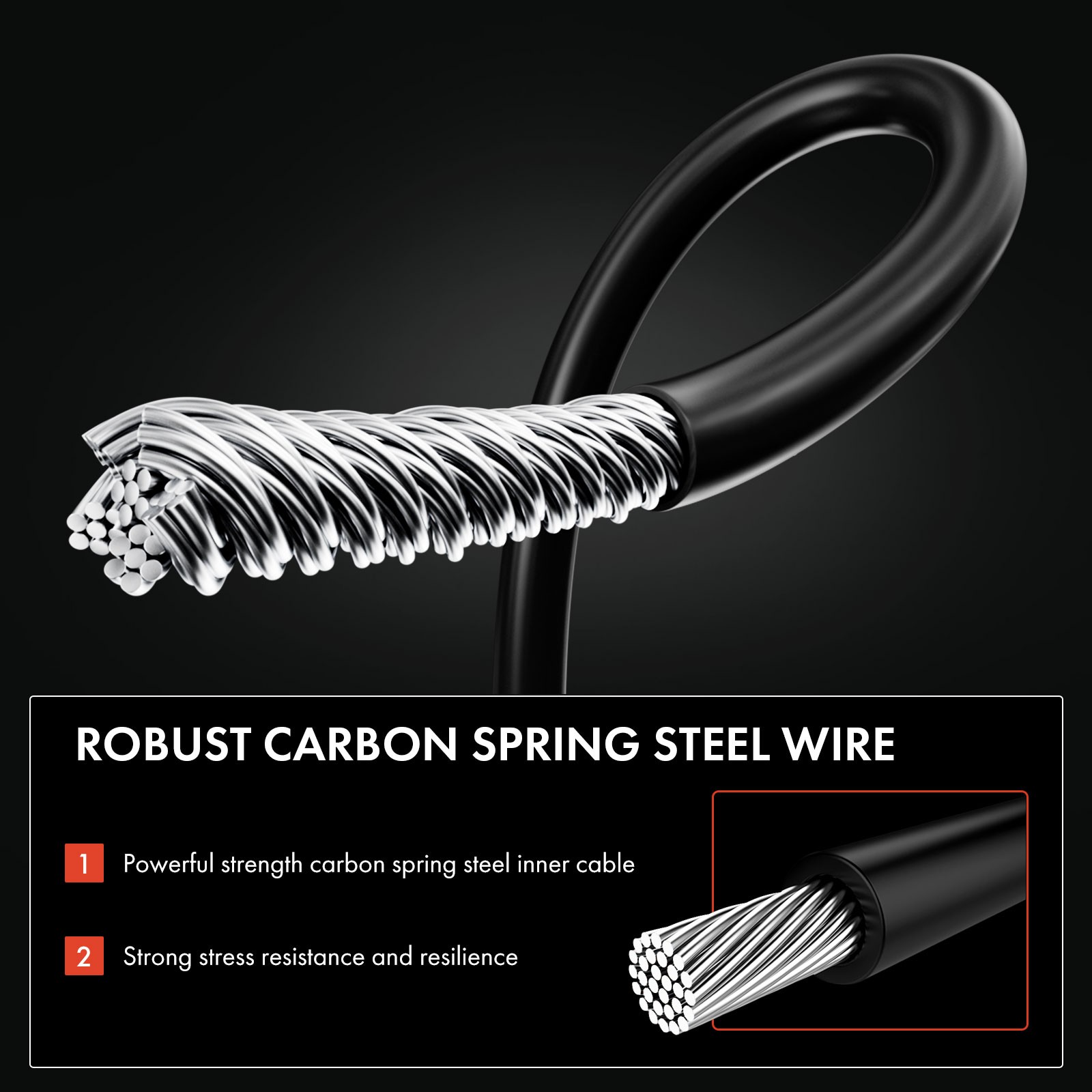 2x Rear Parking Brake Cable for Dodge Grand Caravan 2012-2020 Chrysler Ram 3.6L