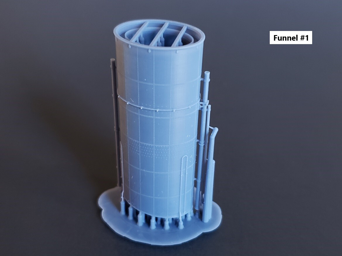 1/350 Titanic Funnels