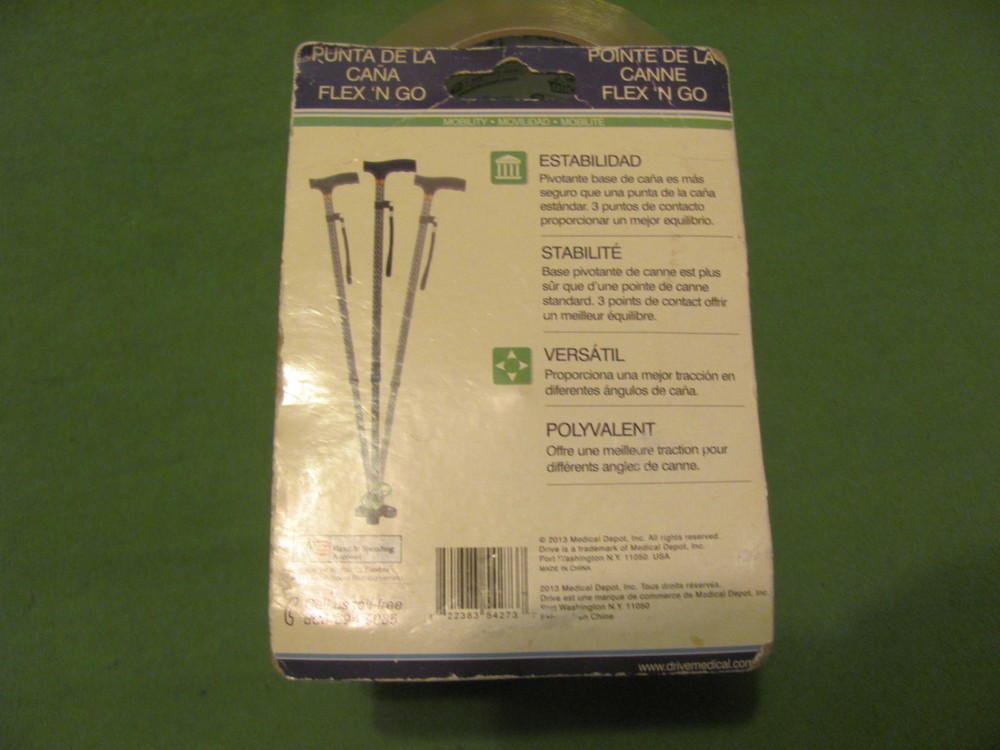 Drive™ Flex N Go Cane Tip. New!