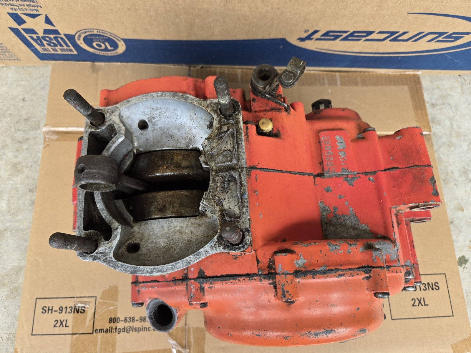 1979 Honda Elsinore CR250 Crankcase Engine Bottom Motor