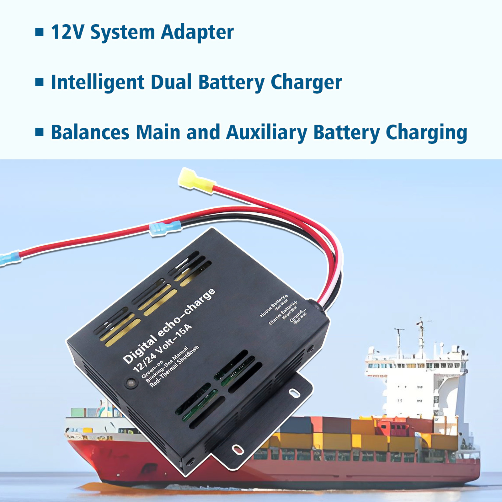 82-0123-01 Auxiliary Battery Charger，Be Suitable for Xantrex 82-0123-01 Echo
