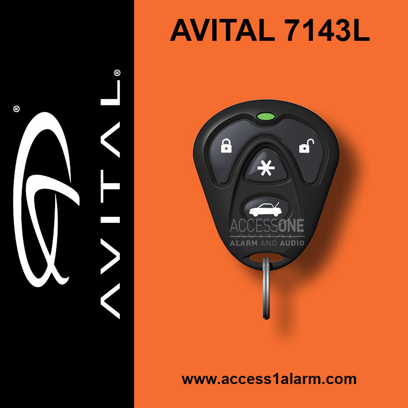 Avital 7143L 4-Button Remote Control Replacement Transmitter EZSDEI474S 474L NEW