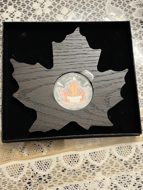 2016 $20 Canada's Colourful Maple Leaf Silver Coin