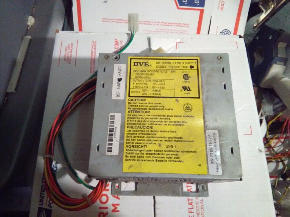 final furlong arcade power supply working