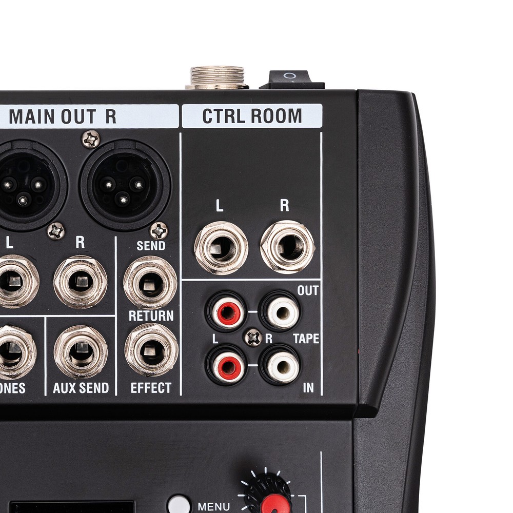 Pro 8 Channel Bluetooth Studio Audio Mixer Live Sound Mixing Console with USB