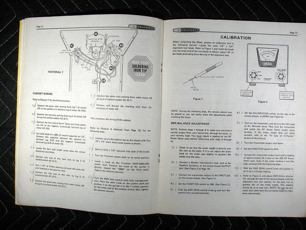 Genuine Heathkit HM-102 RF Power Meter Assembly Manual