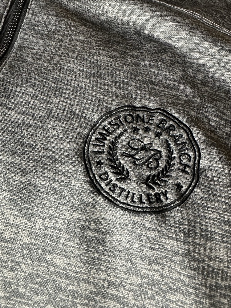 Limestone Branch Distillery Adidas Pullover 3/4 Zip - Yellowstone Bourbon