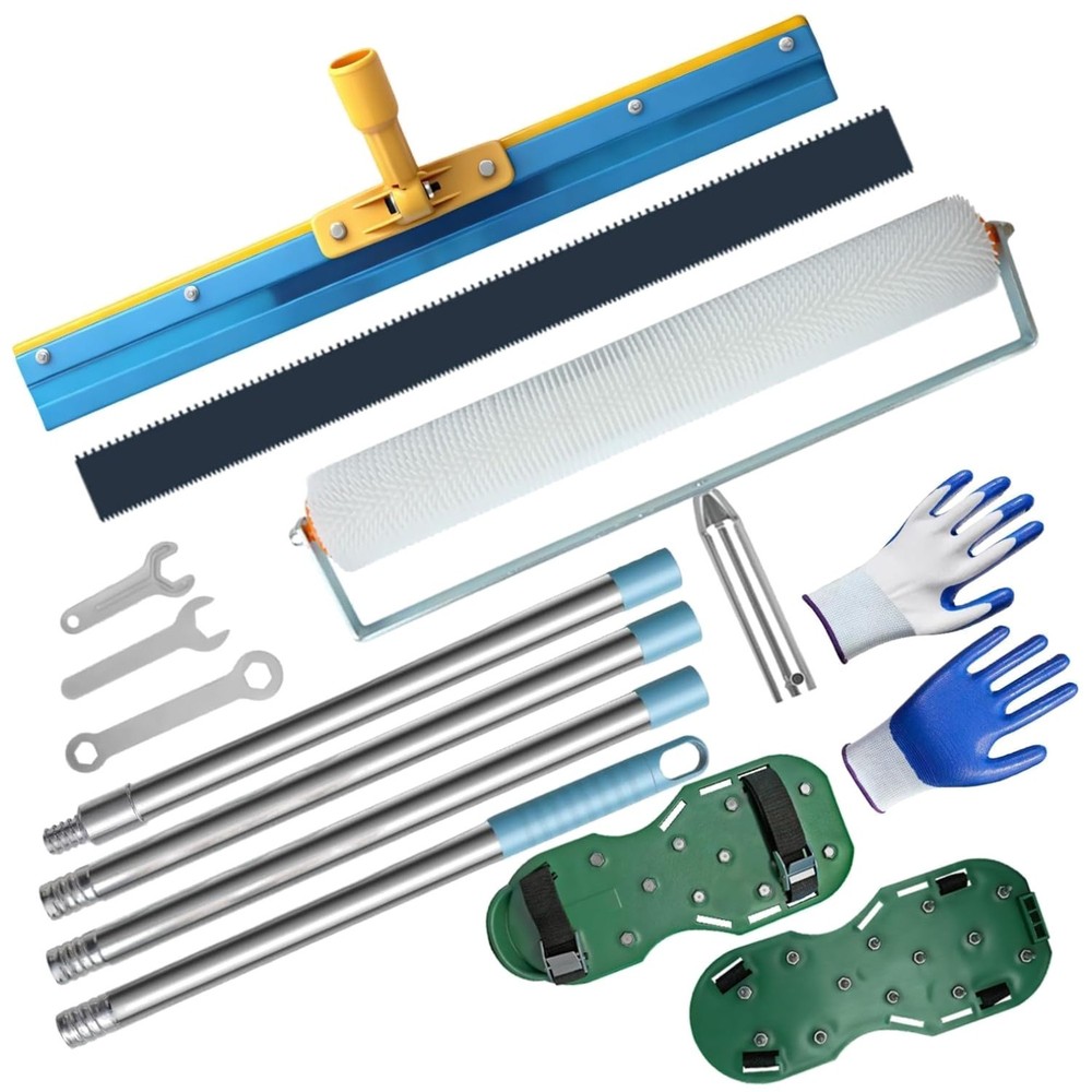 Professional Epoxy Floor Tool Set with Extension Pole