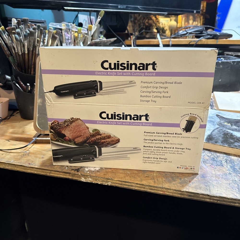 Cuisinart CEK-41 Electric Knife Set Black/Silver
