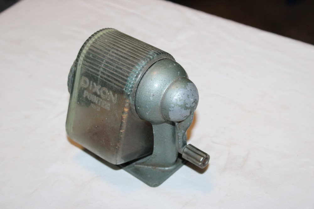 Vintage Dixon Pointer Pencil Sharpener No 15 Translucent Hopper USA