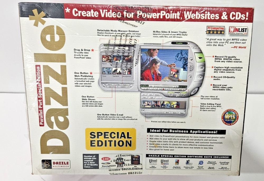 Dazzle Digital Video Creator Editor External USB Version complete NIB