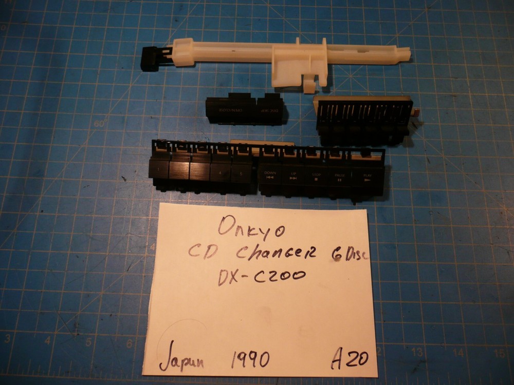 Onkyo DX-C200 CD Changer Replacement Parts Full Set Control Push Buttons