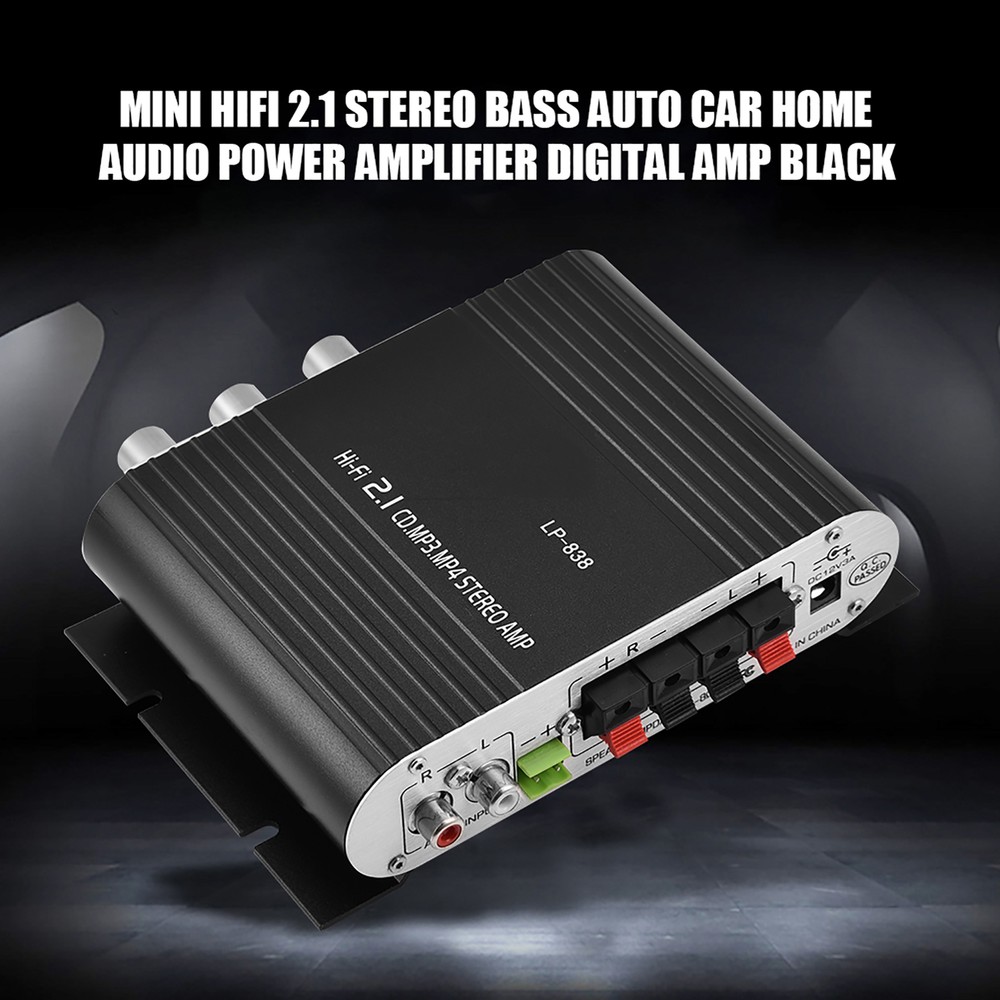 Mini Stereo Power Amplifier Digital Amp for Car Home Use NEW