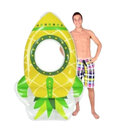 Giant Pineapple Rocket Pool Float