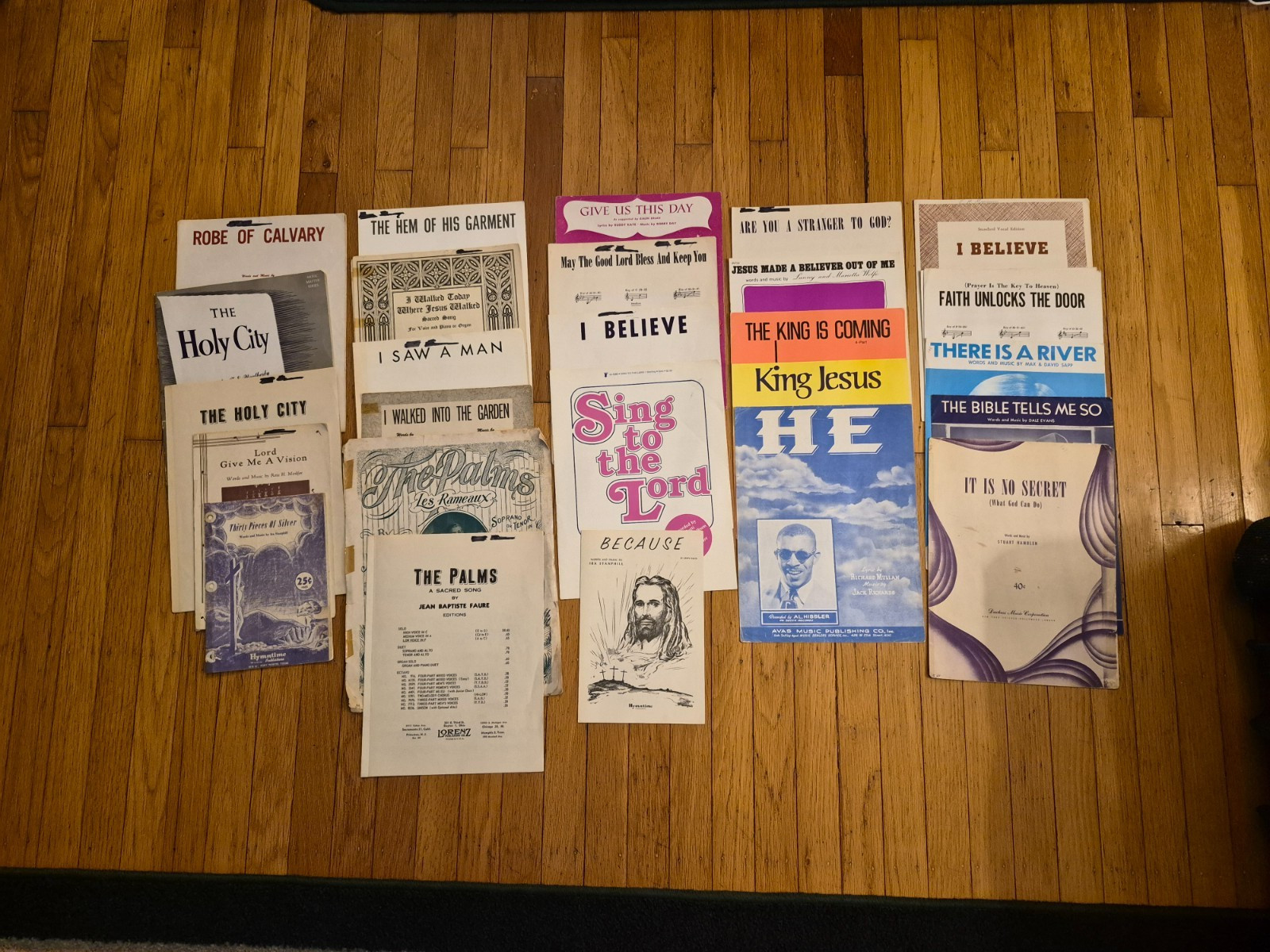 VTG Religious Spiritual Church Sheet Music