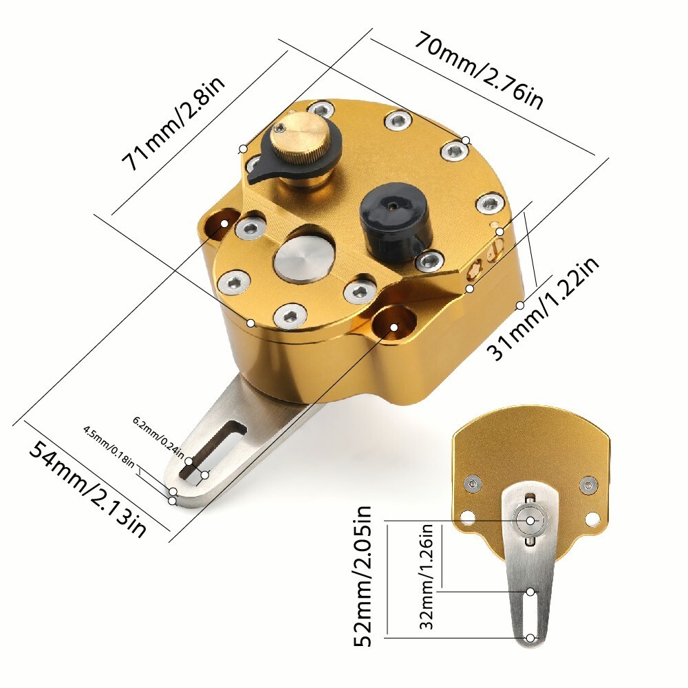 Universal Adjustable Front Steering Damper Stabilizer Safety Control Motorcycle