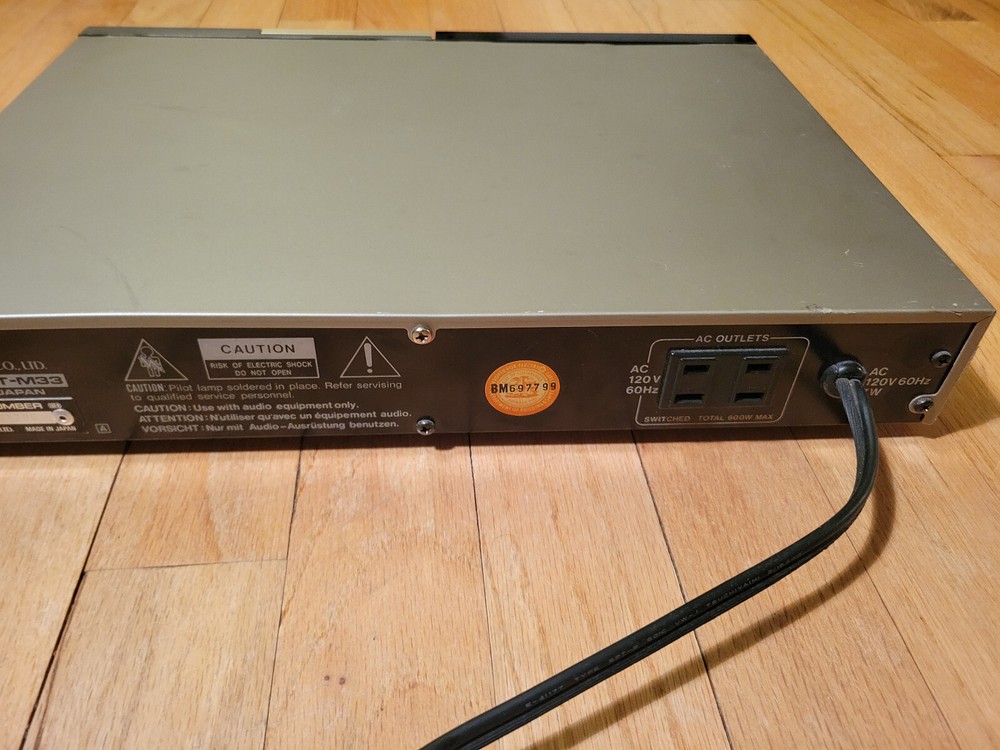 AKAI DT-M33 timer digital quartz clock 3 program settings ez on/off button