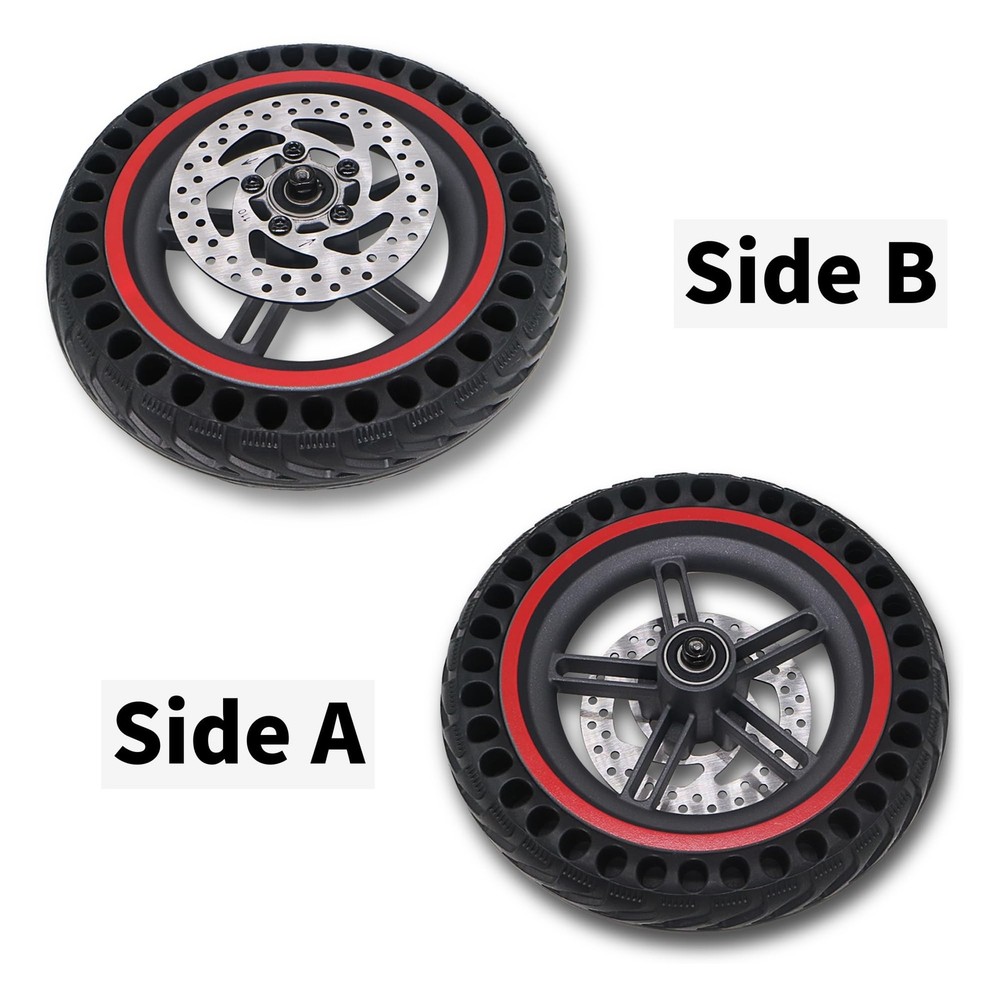 8.5'' Electric Scooter Replacement Rear Wheel – Solid Tire with Wheel Hub