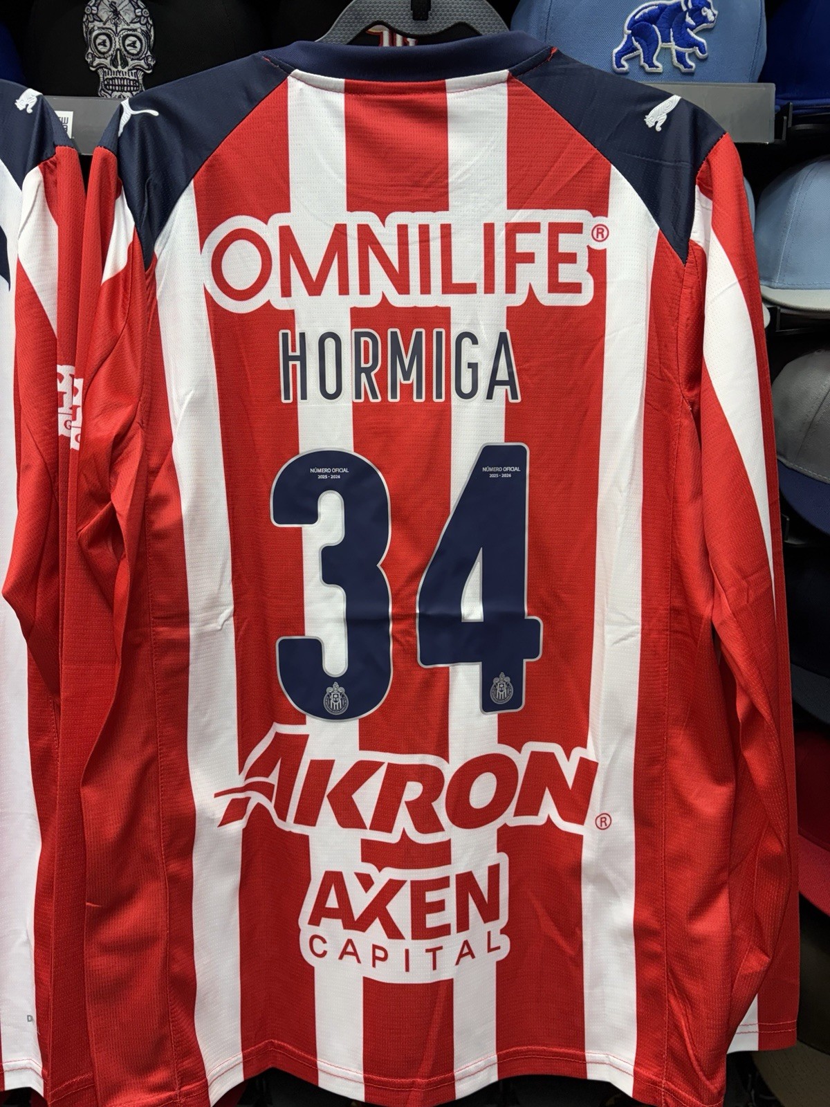 Chivas Del Guadalajara Armando "Hormiga" Gonzalez 25/26 Home Long Sleeve Jersey