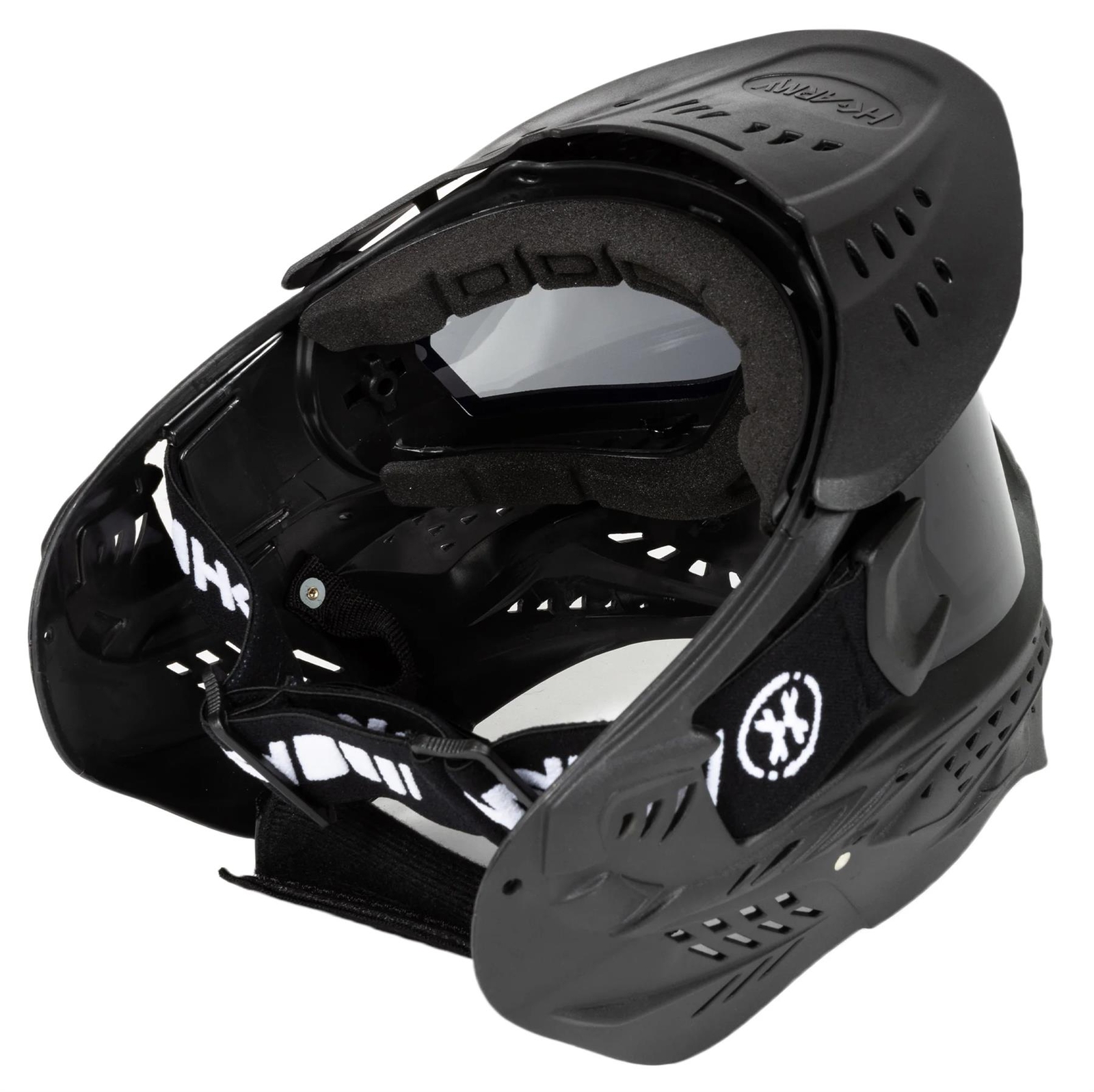 CLEARANCE HK Army HSTL Paintball Goggle Mask - Anti Fog Thermal Black Smoke Lens