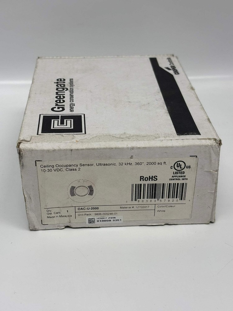 Cooper Controls OAC-U-2000 Greengate Ceiling Sensor
