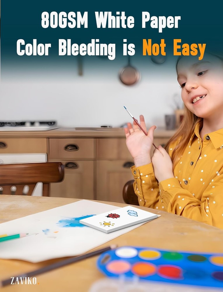 Note Pads 4x6, 6 Pack Mini Blank Notepad Small 4 x 6 Inch, White