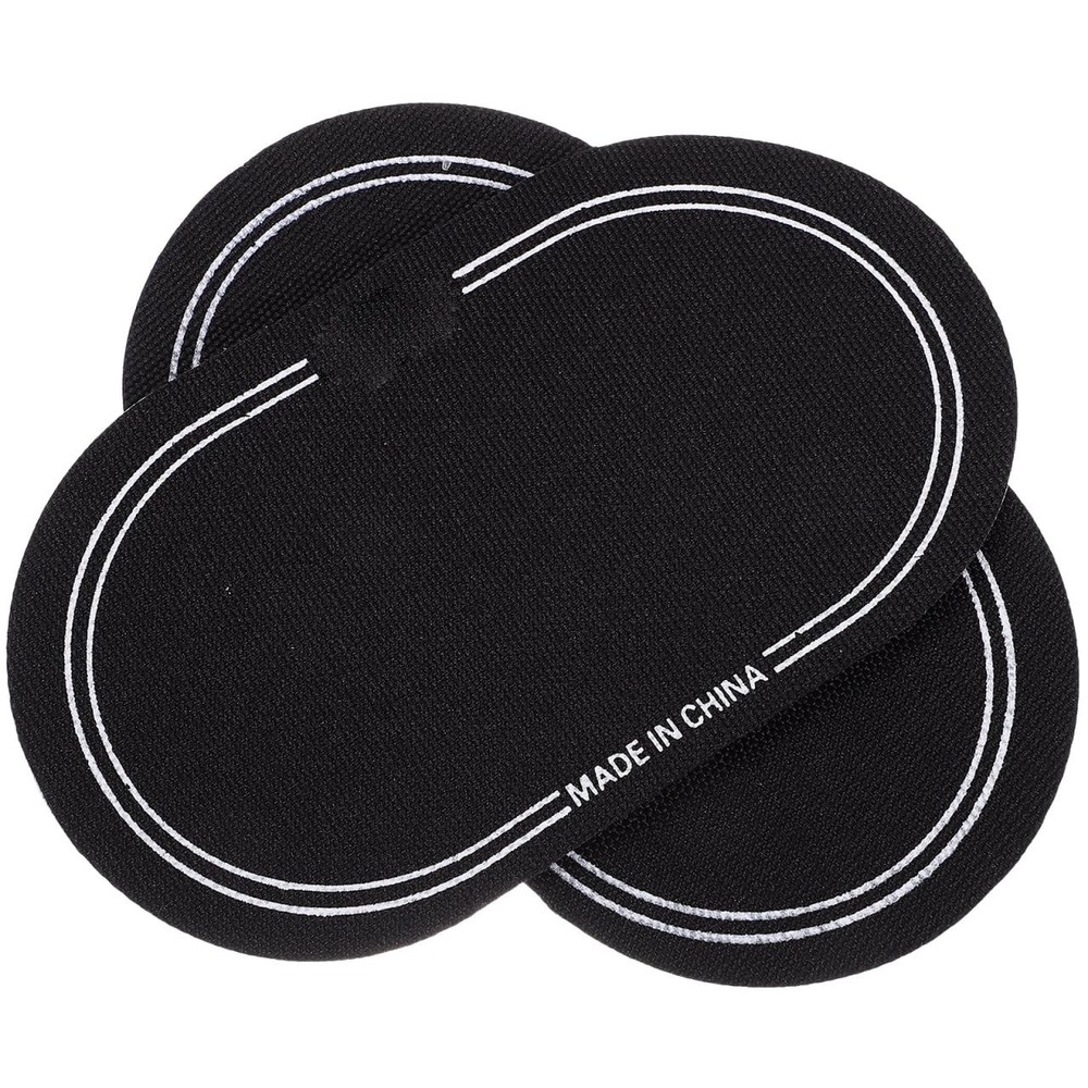 2pcs Drum Kit Pedal Patch Bass Drum Head Protector Sticker Pads Set