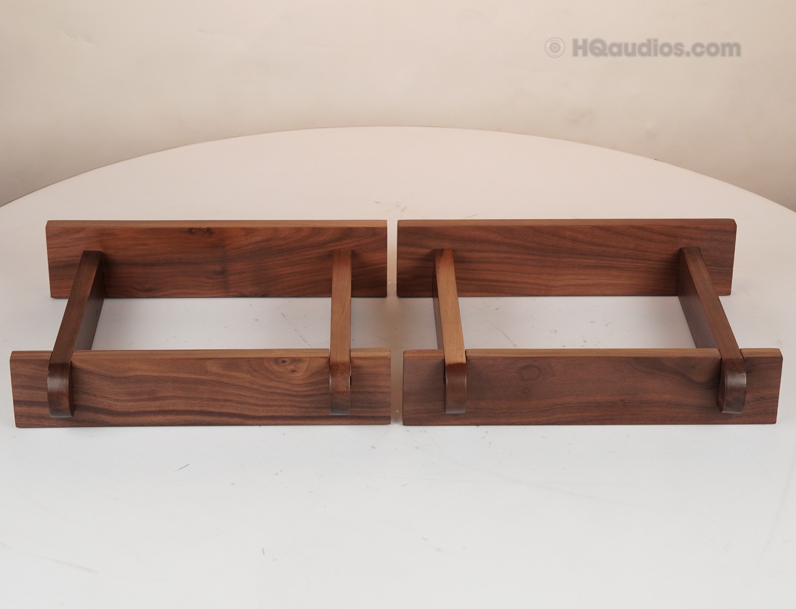 WRS425 Walnut Wood Speaker Stands (Pair) – for 12" Vintage Speakers-10 year WRT