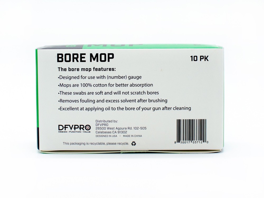 12 Gauge Mops 10 Pack