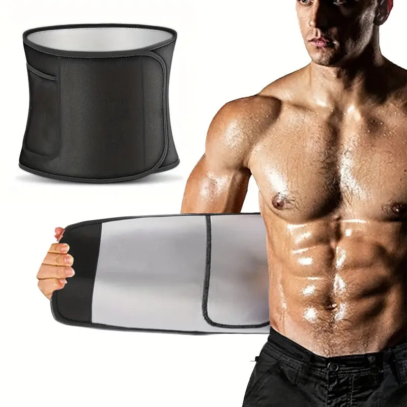 Slimming Waist Trainer & Trimmer Belt Lower Belly Fat Sweat Band Men & Women USA