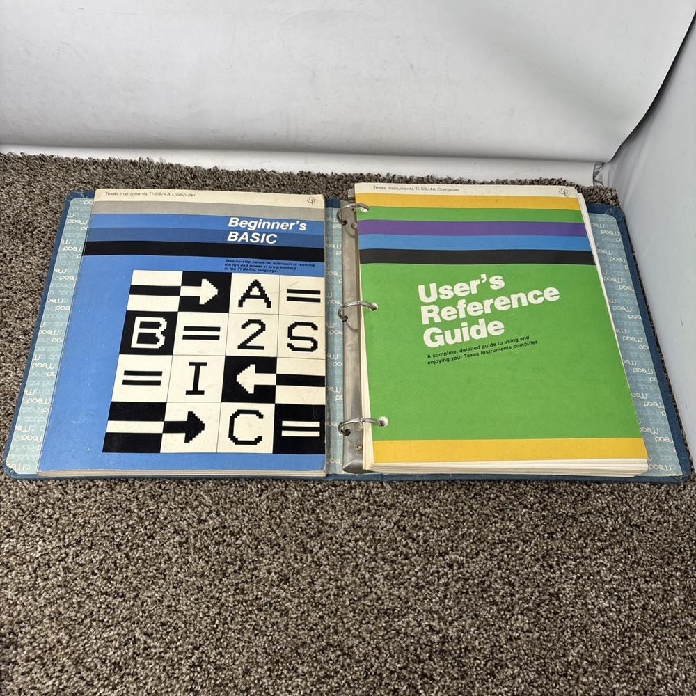 Vintage Texas Instruments TI-99/4A Home Computer & Power Games Bundle Tested