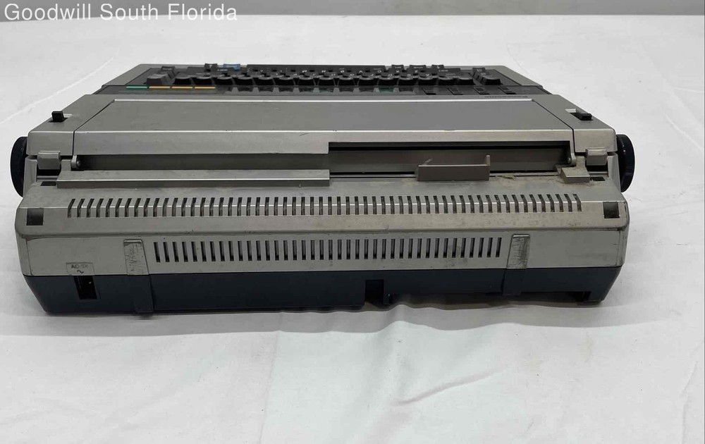 Panasonic R335 Gray Black Portable Electronic Typewriter Not Tested