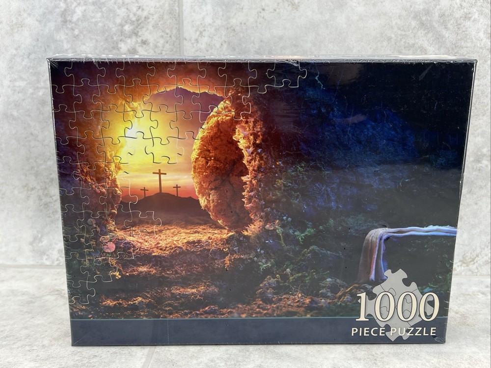 1000 Piece Inspirational Scripture Jigsaw Puzzle for Adults: the Resurrection -
