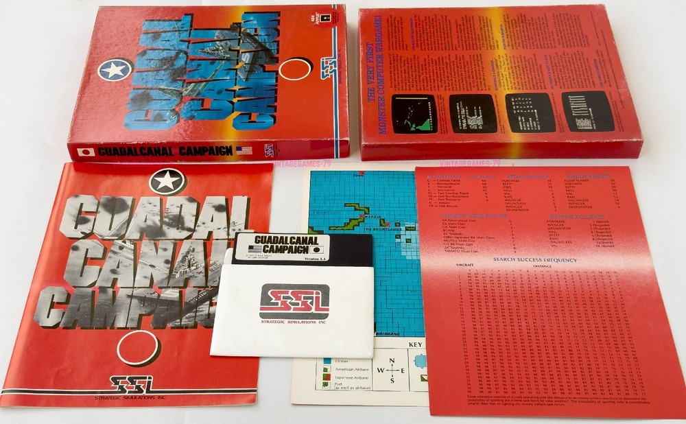 Guadalcanal Campaign- SSI - 1982 / Apple II