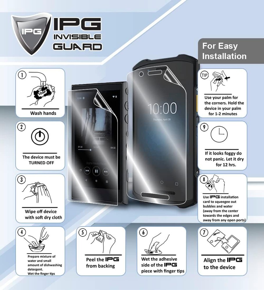 Compatible with Bushnell Phantom 2 GPS Rangefinder Screen Protector (2 Units) In