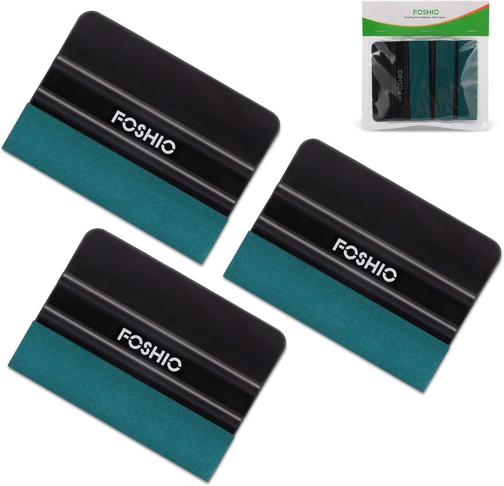 Vinyl Wrap Squeee 4 Inch with Micro Fiber Su Felt Ed,