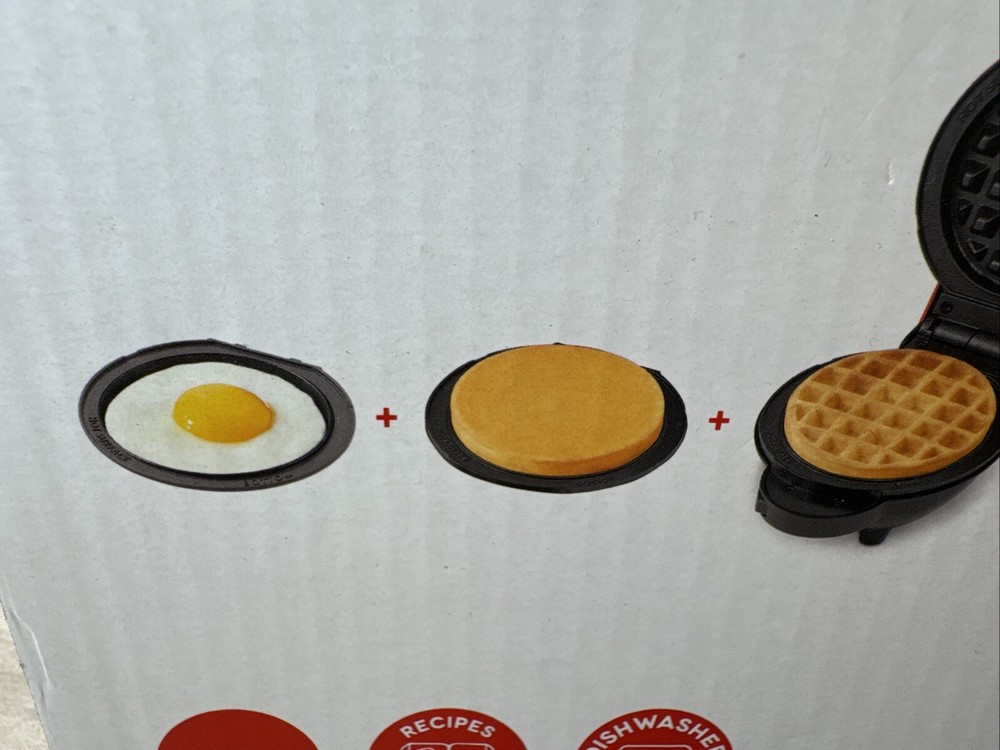 Dash Multimaker Mini Waffle Maker System w/ 7 Plates & Storage Box Costco NEW