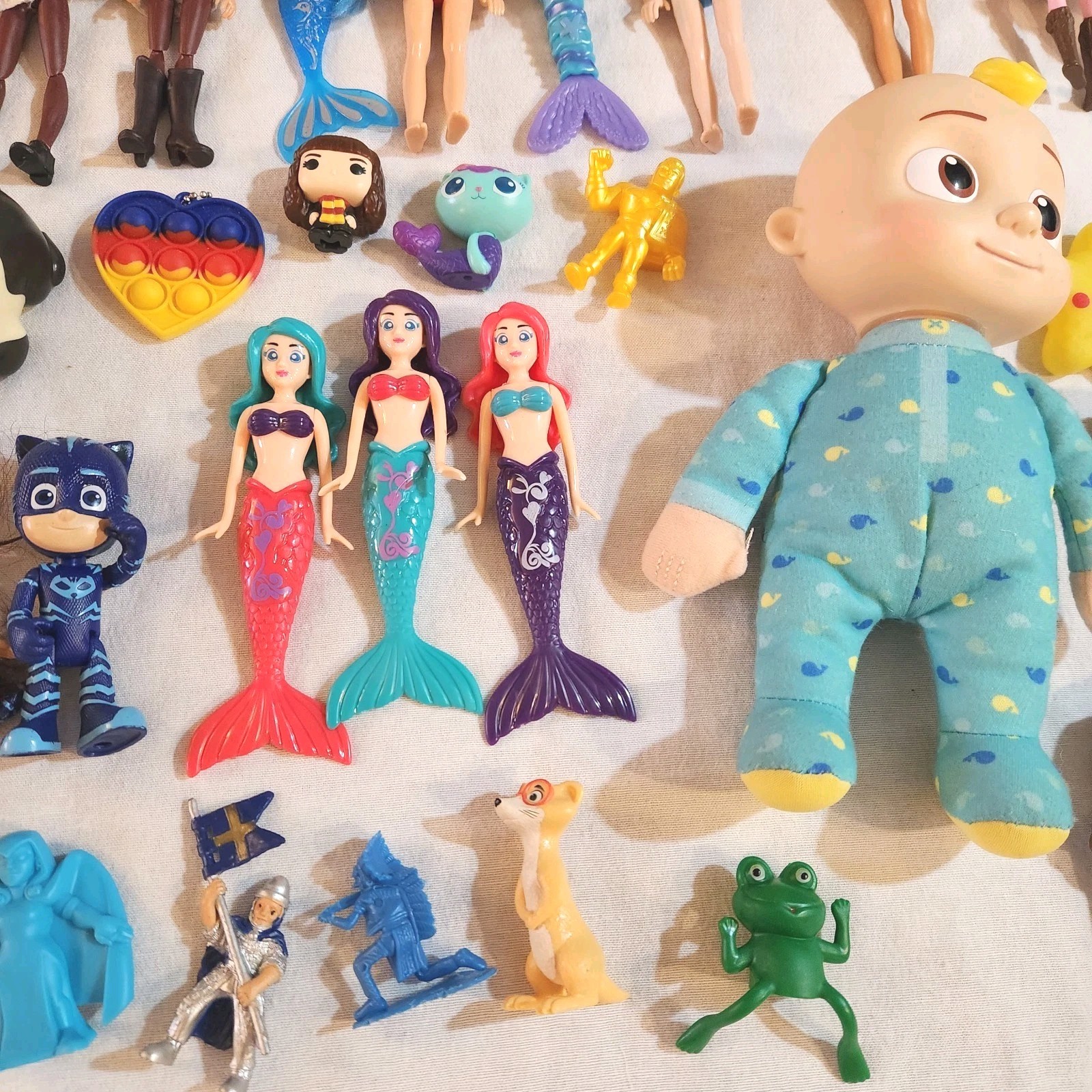 Huge Lot Of Mixed Varied Toys - TMNT, Cocomelon, Barbie, Disney, Funko, Etc...